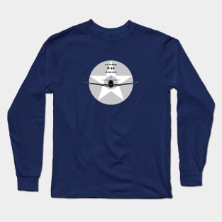 Curtiss P-40 Warhawk WWII fighter Long Sleeve T-Shirt